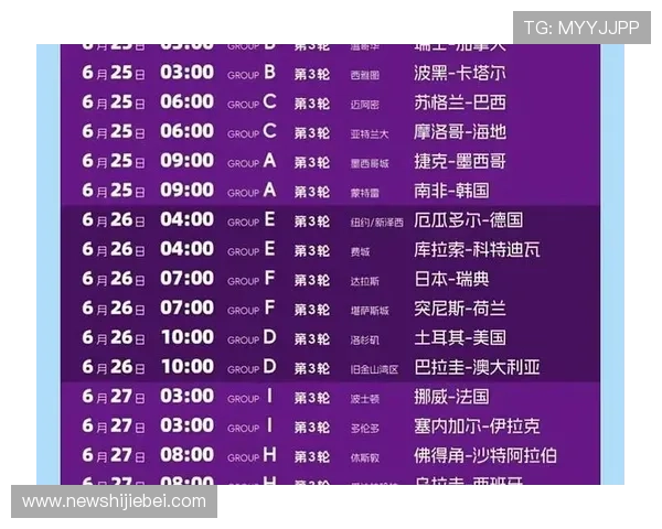 2026年美加墨世界杯赛程表时间安排及各阶段比赛时间介绍